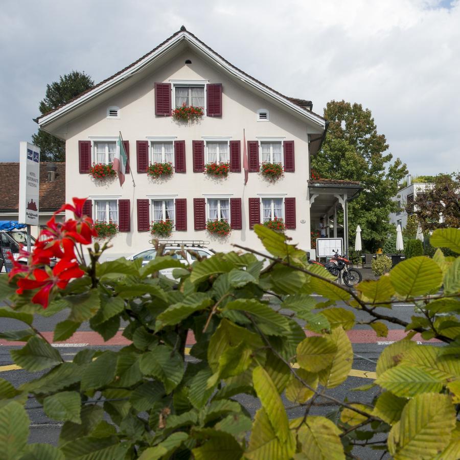 Hotel Ristorante Schloessli Meggen Exterior foto